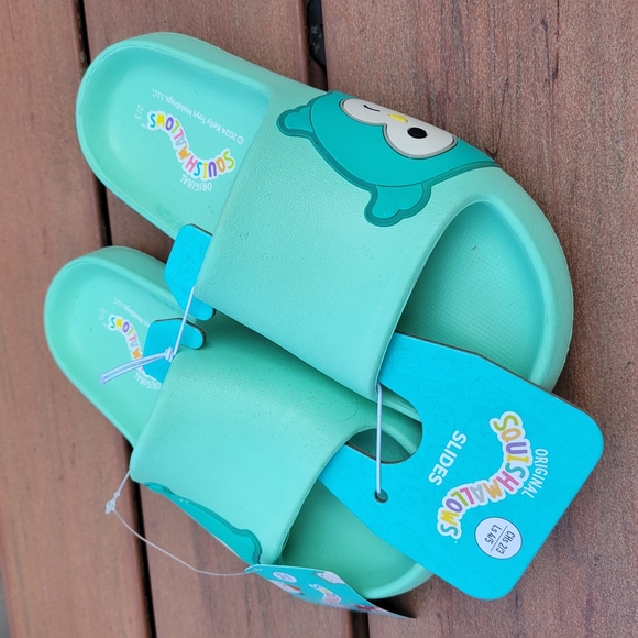 Kids Green Owl Slides - Picture 2 of 4